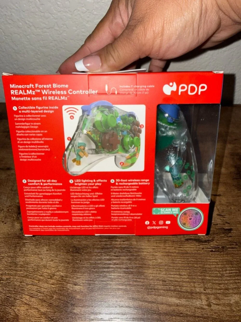 PDP REALMz™ Wireless Controller: Minecraft Forest Biome - Nintendo Switch™ NIB
